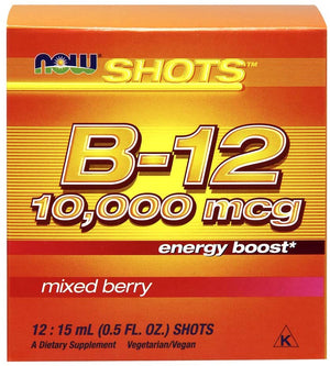 NOW Foods B-12 Mixed Berry, 10000 mcg, 0.5 fl oz