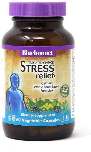 Bluebonnet Nutrition Targeted Choice® Stress Relief, 60 Vegetable Capsules