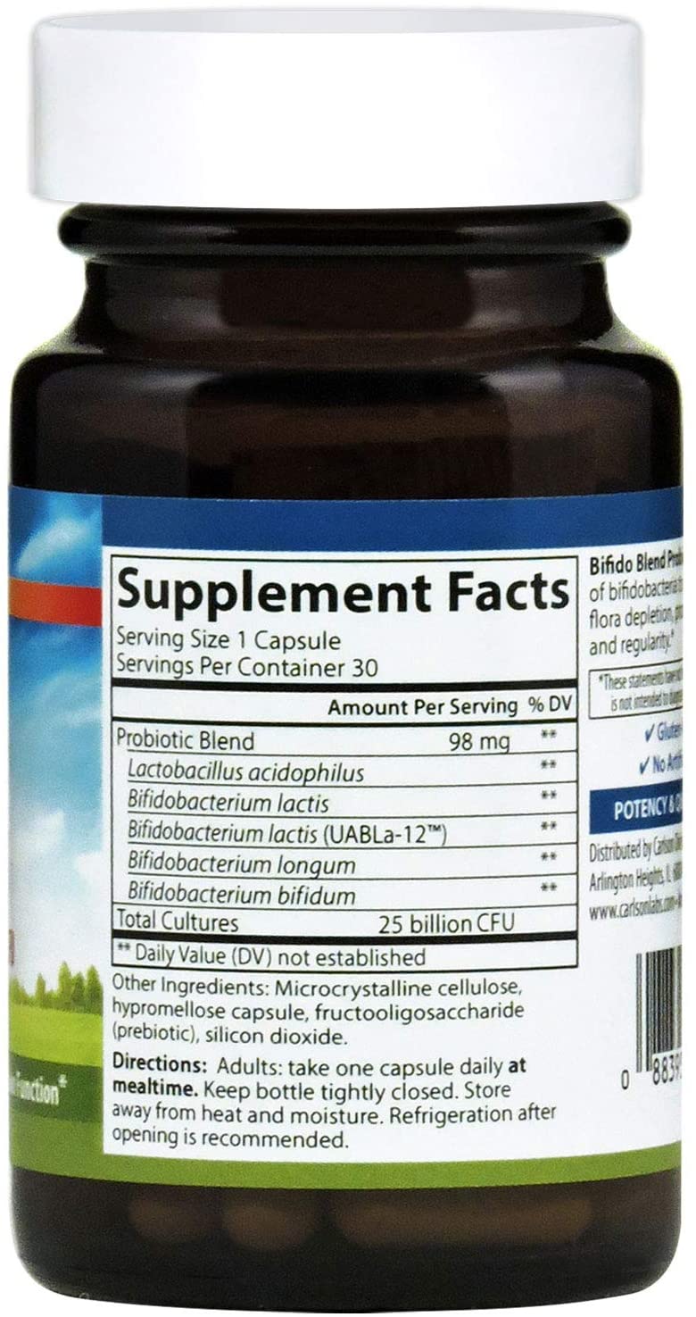 Bifido Blend 50+ Probiotics 25 Billion Cfu 30 Veg Capsules