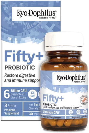 Fifty Plus Probiotic, 30 Count, 6 Billion CFU