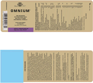 Solgar – Omnium Phytonutrient Complex Multiple Vitamin & Mineral Formula, 90 Tablets