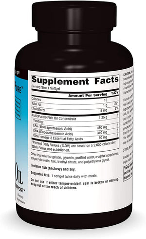 Source Naturals ArcticPure Enteric-Coated Ultra-Potency 850 mg Omega-3 Fish Oil - 120 Softgels