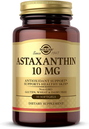 Solgar Astaxanthin, 10 mg, 30 Softgels