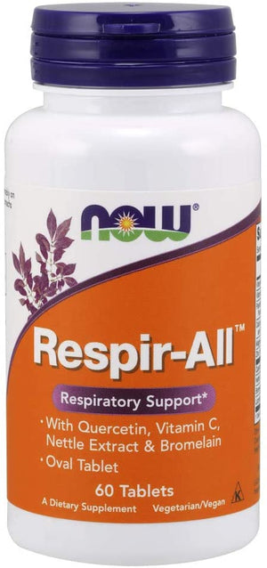 NOW Foods Respir-All™, 60 Tablets