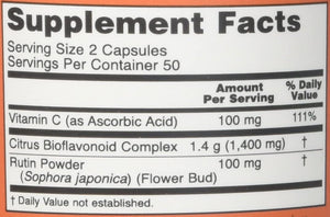 NOW Citrus Bioflavonoids, 100 Capsules