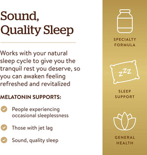 Solgar Melatonin, 10 mg, 60 Tablets