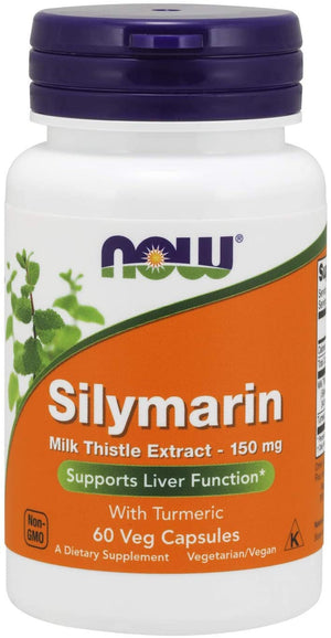 NOW Silymarin, 150 mg, 60 Veg Capsules