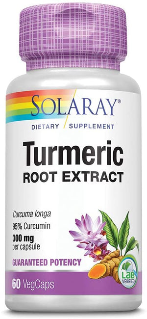 Solaray Turmeric, 300 mg, 60 VegCaps