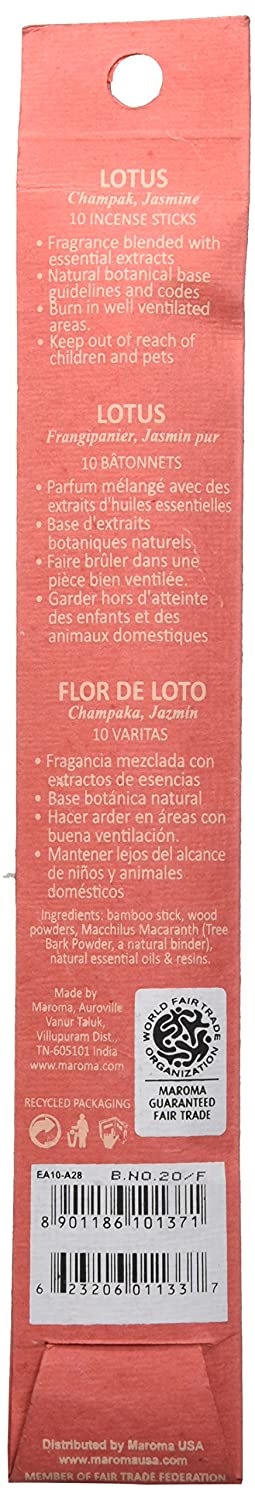 Maroma Lotus Incense 10 sticks