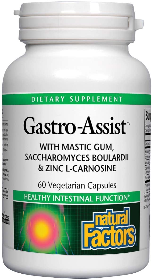 Natural Factors Gastro-Assist™, 60 Vegetarian Capsules