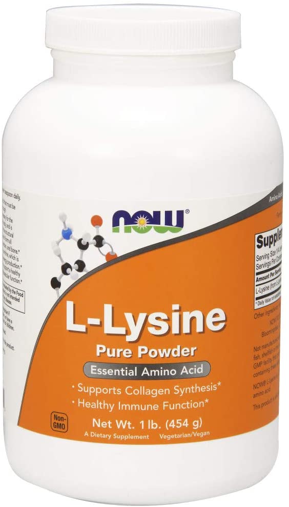 NOW Foods L-Lysine Pure Powder, 1 lb