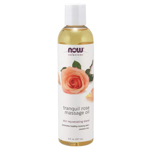 NOW Solutions Tranquil Rose Massage Oil, 8 fl oz