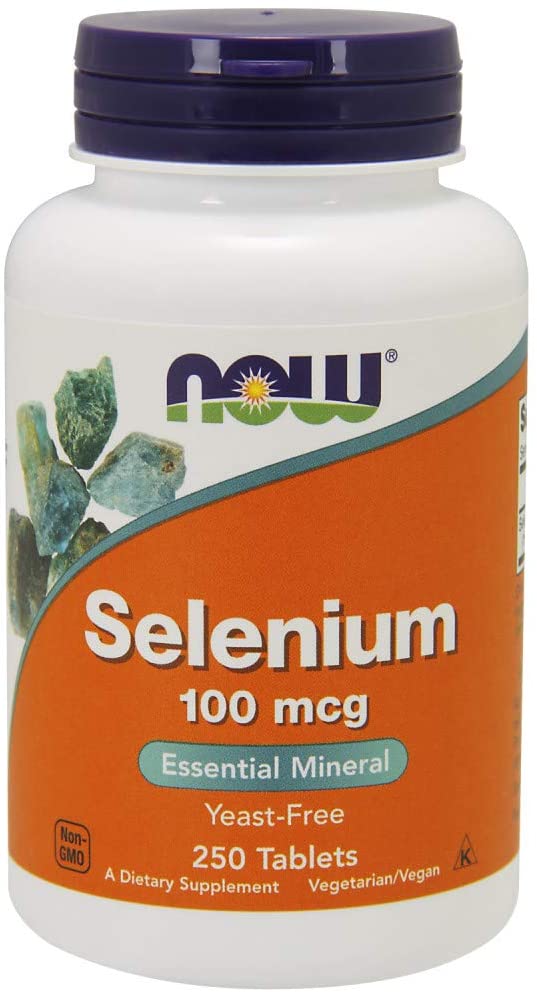 NOW Selenium, 100 mcg, 250 Tablets