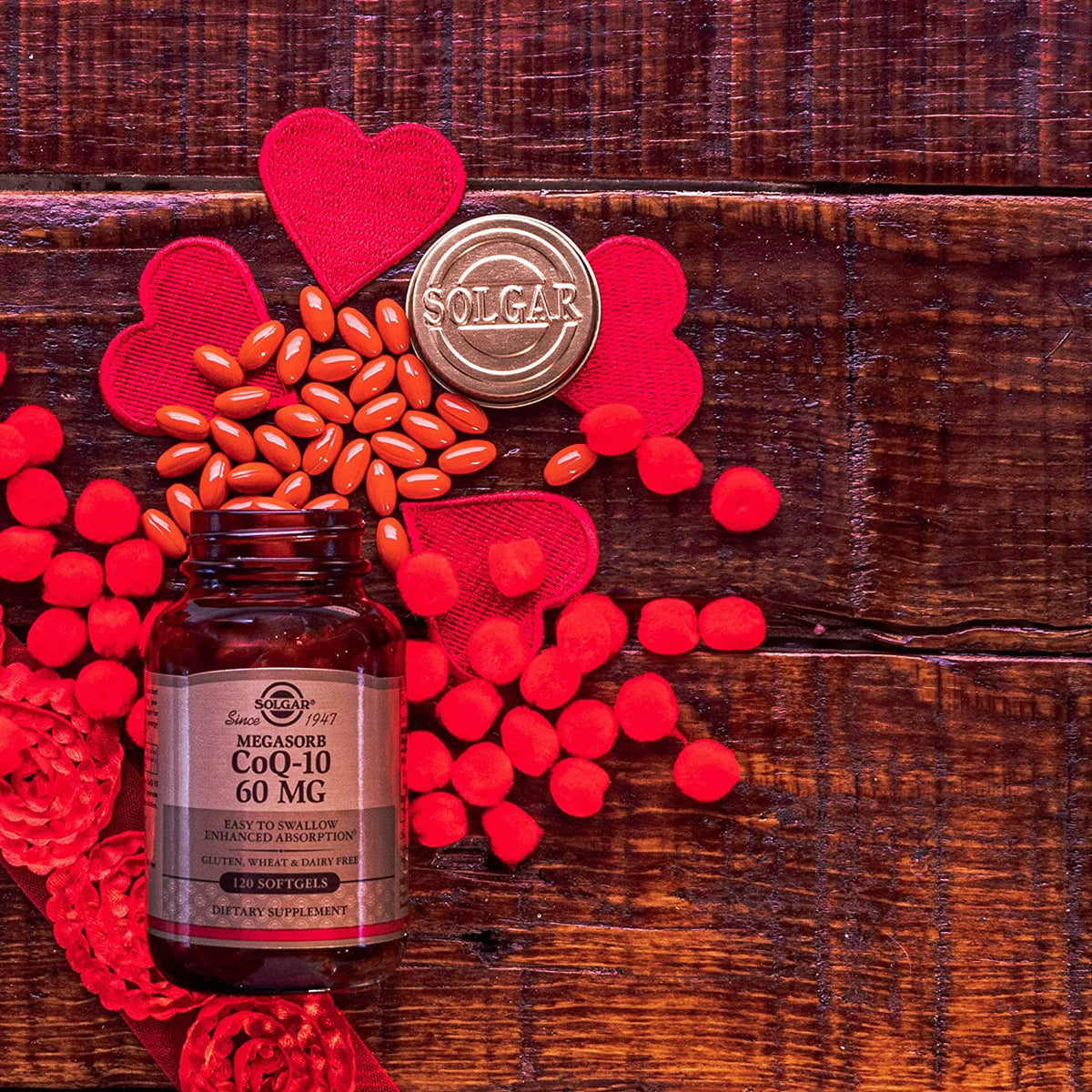 Solgar Megasorb CoQ-10 600 mg, 30 Softgels - Promotes Heart &amp; Nervous System Health - Coenzyme Q10 Supplement - Enhanced Absorption - Gluten Free, Dairy Free