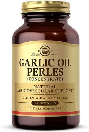 Solgar Garlic Oil Perles, 250 Softgels