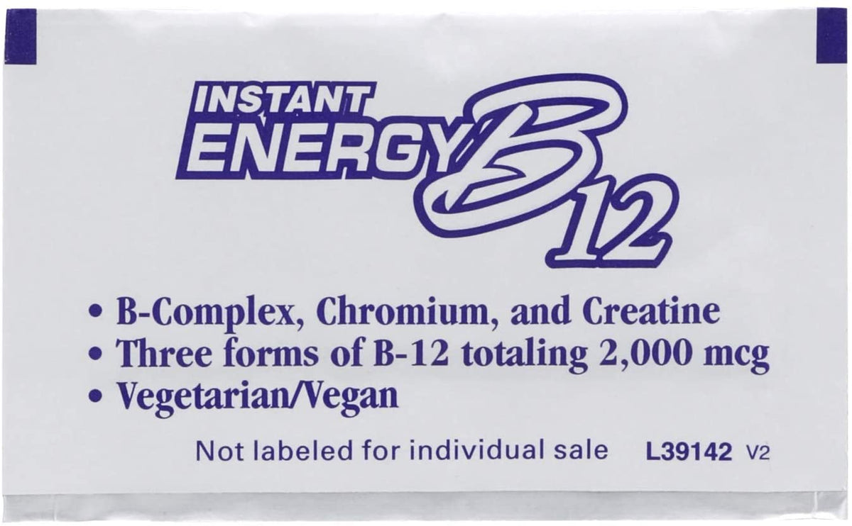 NOW Foods Supplements, Instant Energy B-12 (2,000 mcg of B-12 per packet), Cellular Energy Boost*, 75 Packets
