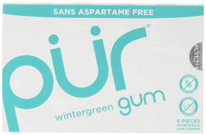 PUR gum Wintergreen Gum - 1 pk ( 9 pieces )