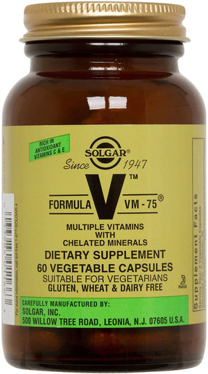 Solgar Formula VM-75®, 60 Vegetable Capsules