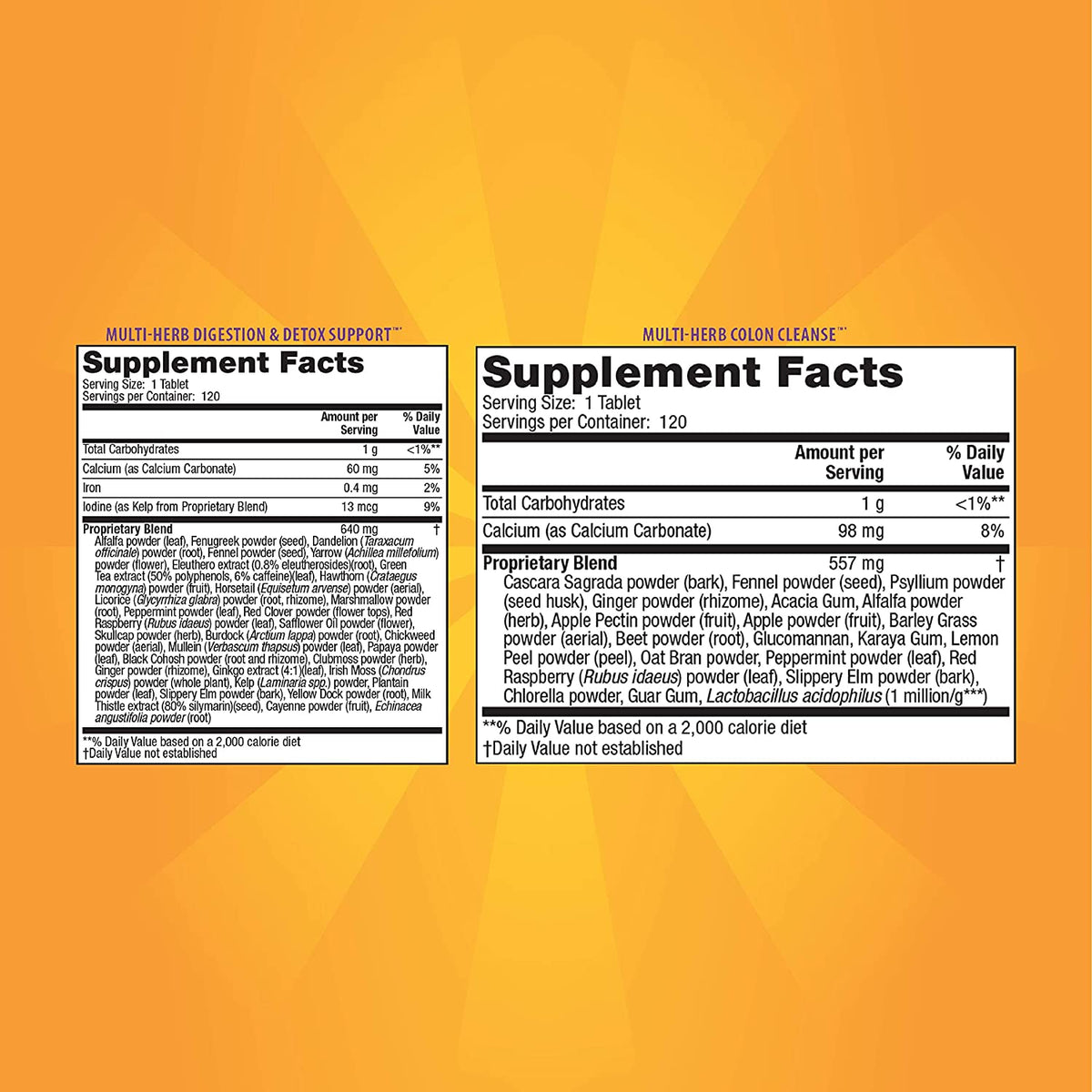 Nature&#39;s Secret 7 Day Ultimate Cleanse - 2 Part Total Body Cleanse Promotes Healthy Digestion &amp; Elimination with Multi-Herb Detox Blend &amp; Multi-Fiber Colon Cleanse - Natural Rejuvenation - 72 Tablets