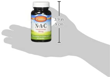 Carlson Labs NAC N-Acetyl Cysteine, 500mg, 60 Capsules