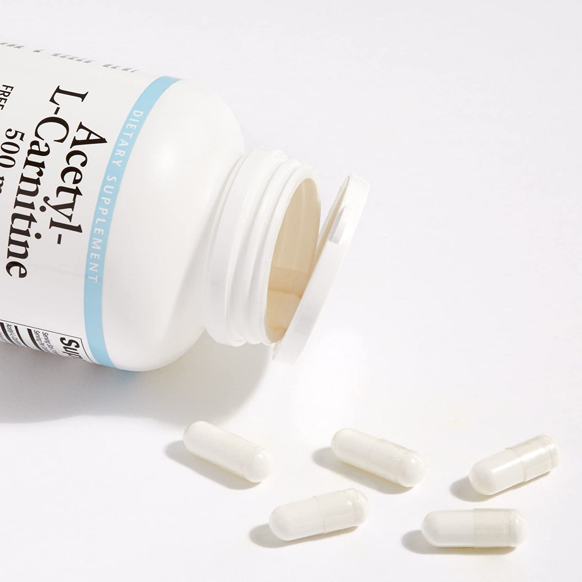 Natural Factors, Acetyl L-Carnitine 500 mg, Promotes a Healthy Memory, Concentration and Brain Function, 120 capsules (60 servings)