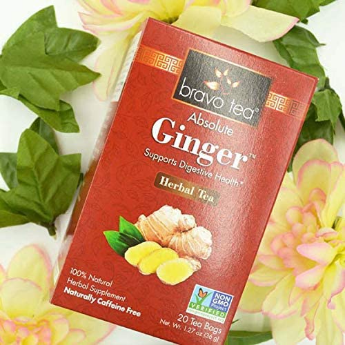Bravo Tea, Ginger Tea, Caffeine Free, 20 Tea Bags