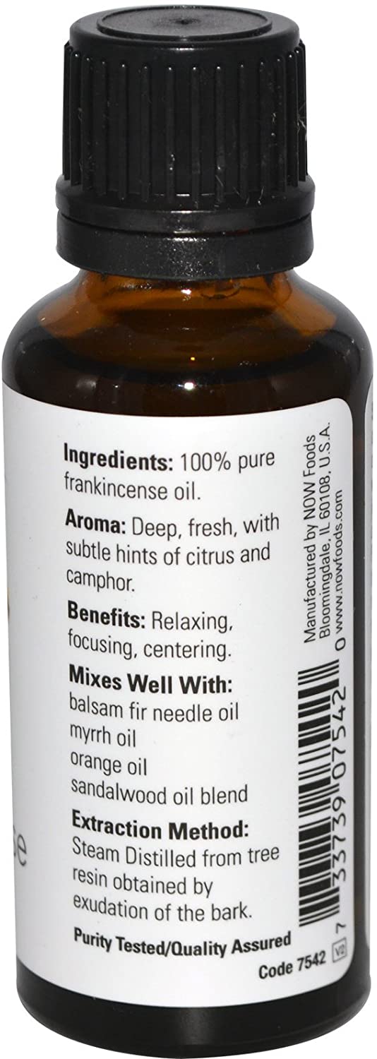 NOW Foods Essential Oils Frankincense Oil, 1 fl oz