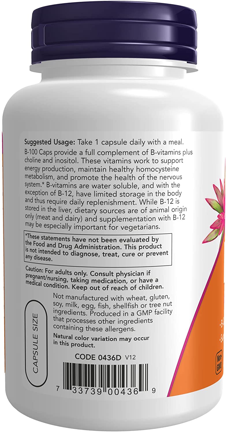 NOW Foods Supplements, Co-Enzyme B Complex with Alpha Lipoic Acid and CoQ10, Nutritional Health, 60 Veg Capsules