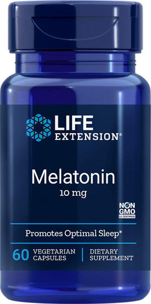 Life Extension Melatonin, 10 mg, 60 Capsules