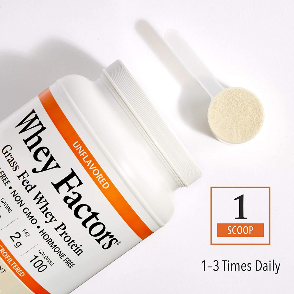 Natural Factors Whey Factors® Unflavored, 2 lbs