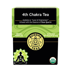 4th Chakra Tea - Kosher, Caffeine-Free, GMO-Free - 18 Bleach-Free Tea Bags