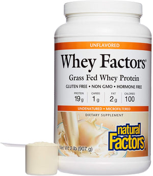 Natural Factors Whey Factors® Unflavored, 2 lbs