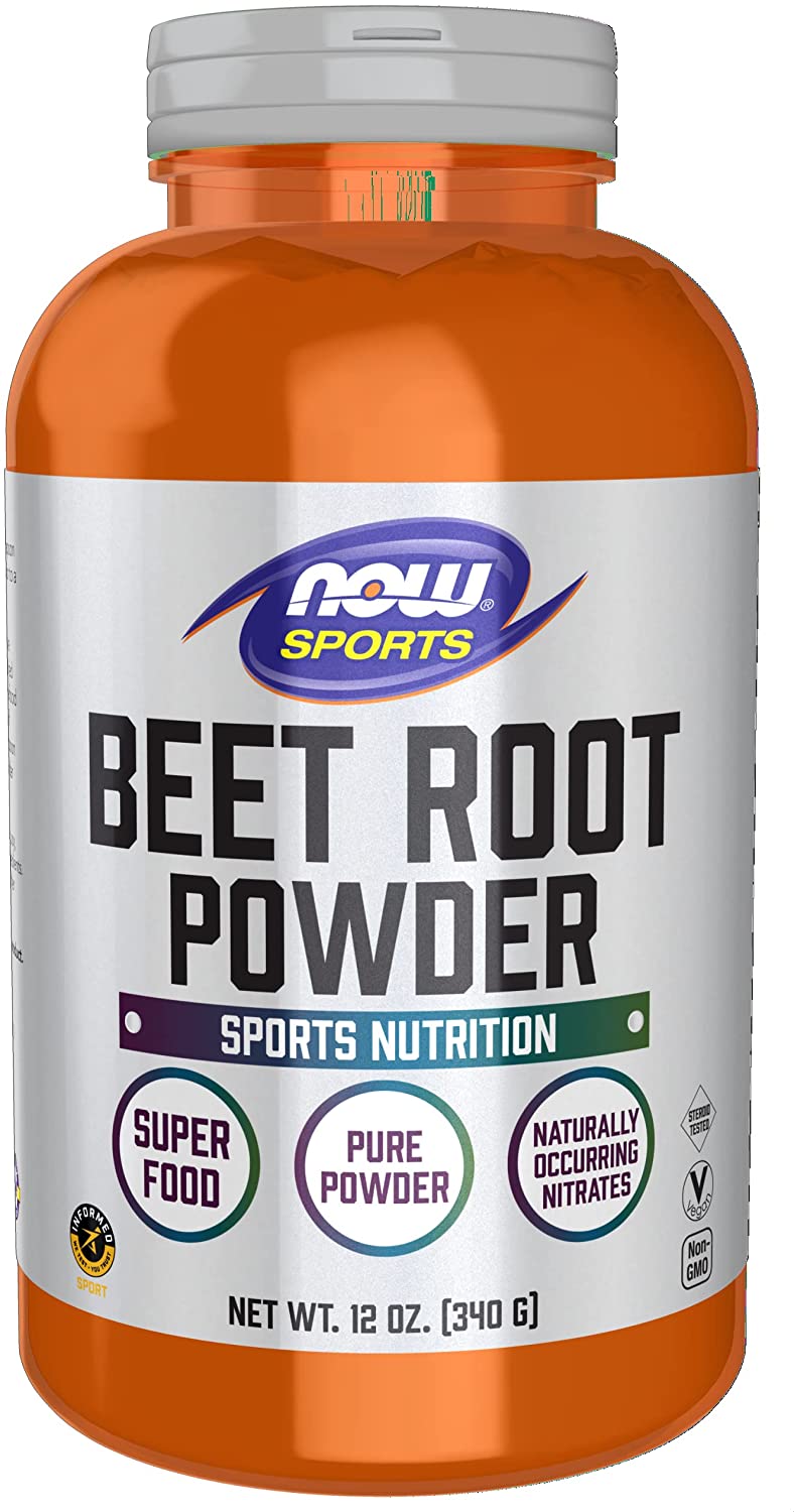 NOW Foods Sports Nutrition, Beet Root Powder, Super Food With Naturally Occurring Nitrates, 12-Ounce