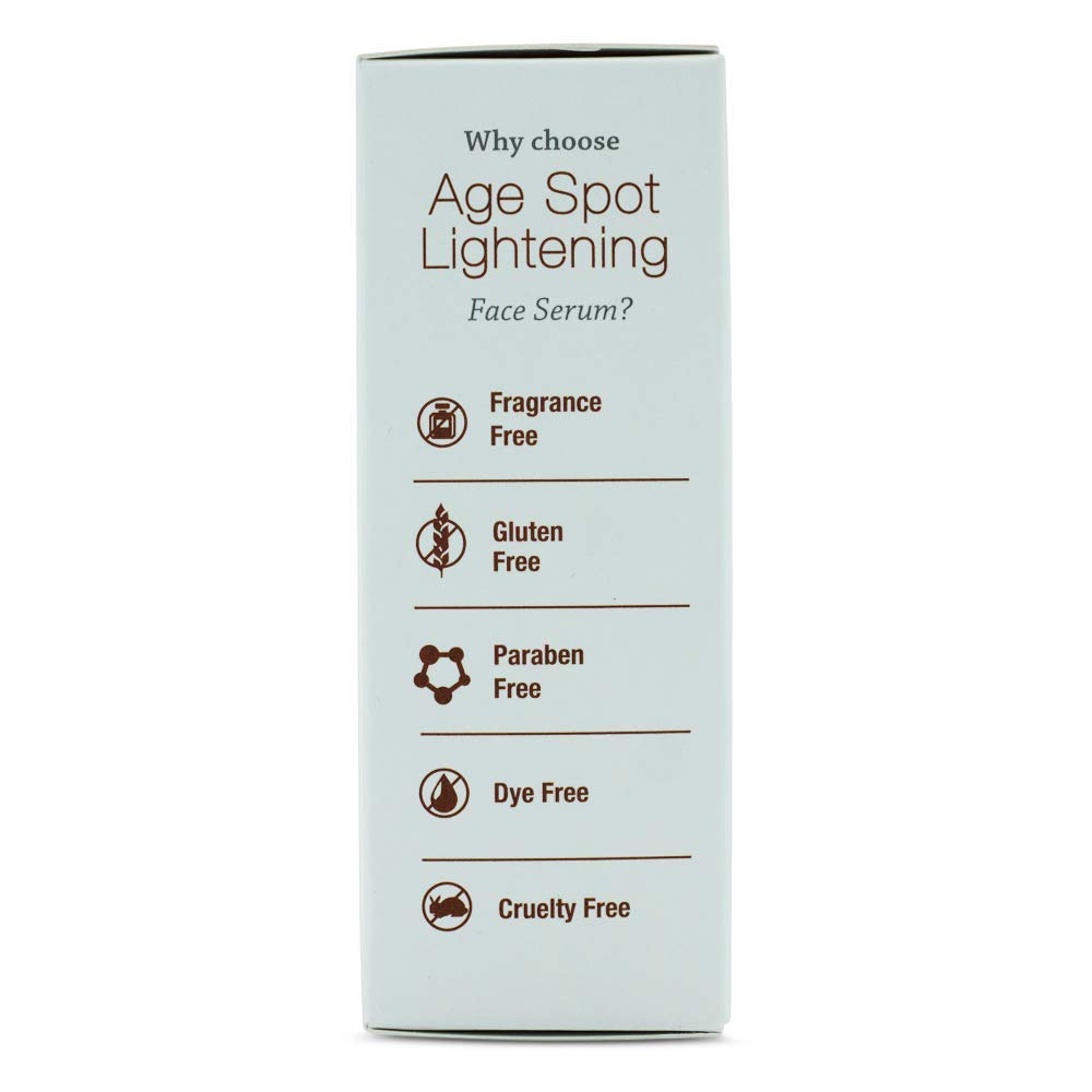 Episilk Hyalogic Age Spot Face Serum - Dark Spot Corrector Enriched w/Hyaluronic Acid &amp; Gigawhite - Brightening Serum to Lighten &amp; Tone Age Spots &amp; Wrinkles &amp; Fine Lines 1 Fl. oz