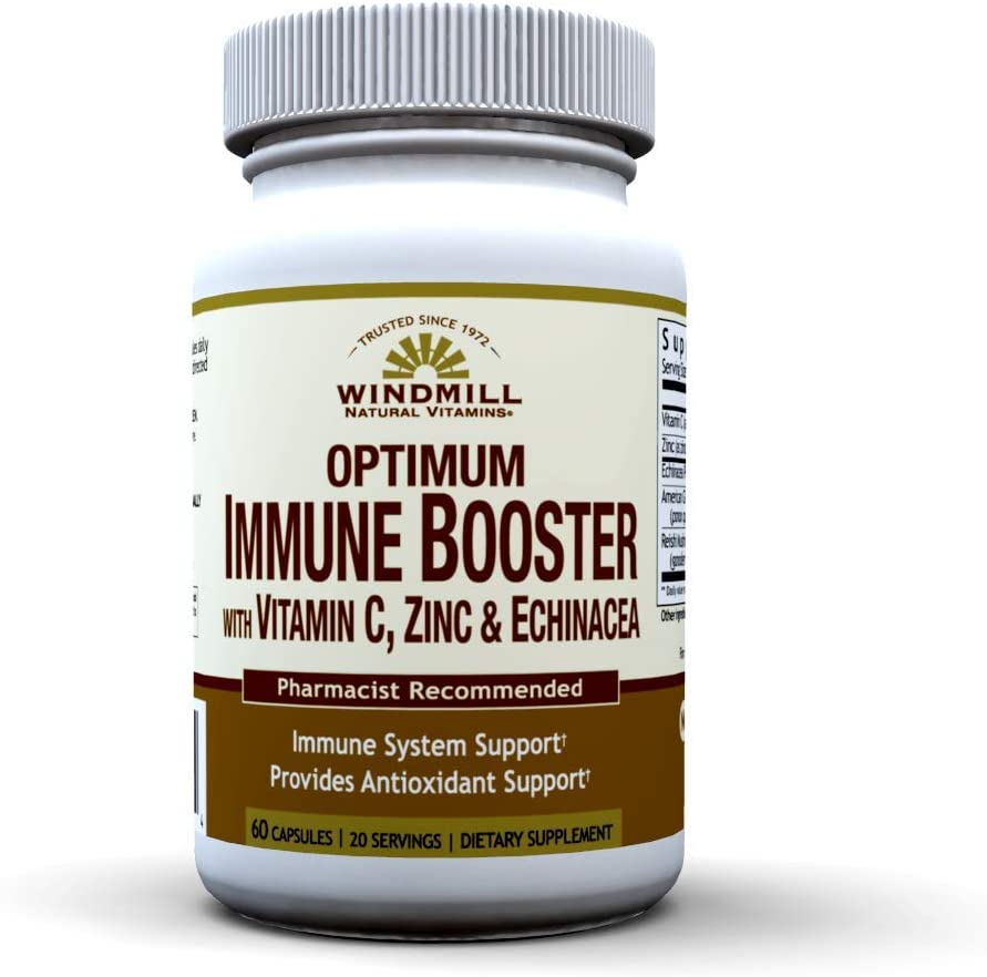 Health Products Windmill Natural Vitamins Optimum Immune Booster, 60 Count
