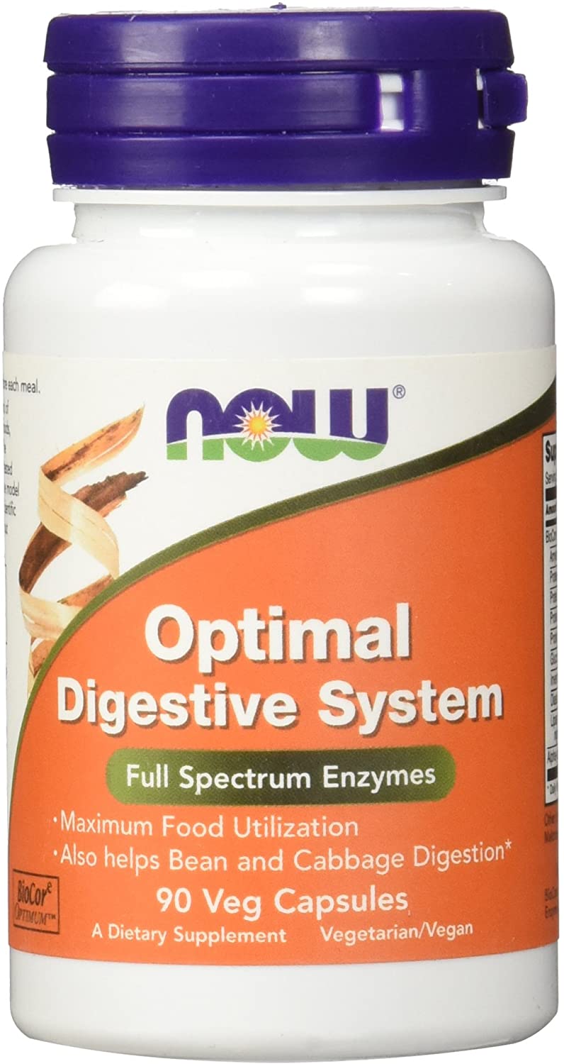 NOW Foods Optimal Digestive System, 90 Veg Capsules