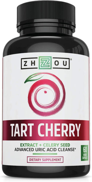 Zhou Tart Cherry Extract plus Celery Seed, 60 Veggie Capsules