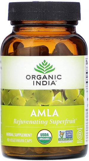 Organic India Amla, 90 Vegetarian Caps