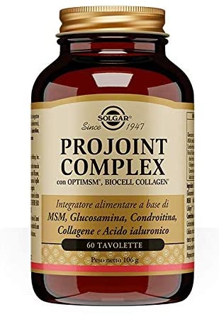 Solgar Glucosamine Hyaluronic Acid Chondroitin MSM (Shellfish-Free), 60 Tablets - Joint Support &amp; Comfort - Supports Active Lifestyles - Non-GMO, Gluten Free, Dairy Free - 20 Servings