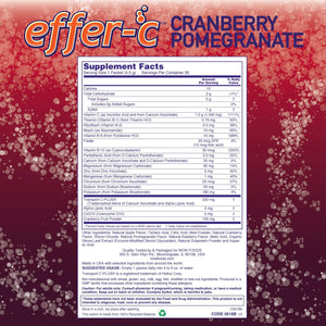 NOW FOODS -Effer-C‚Ñ¢ Cranberry Pomegranate Packets 30/Box