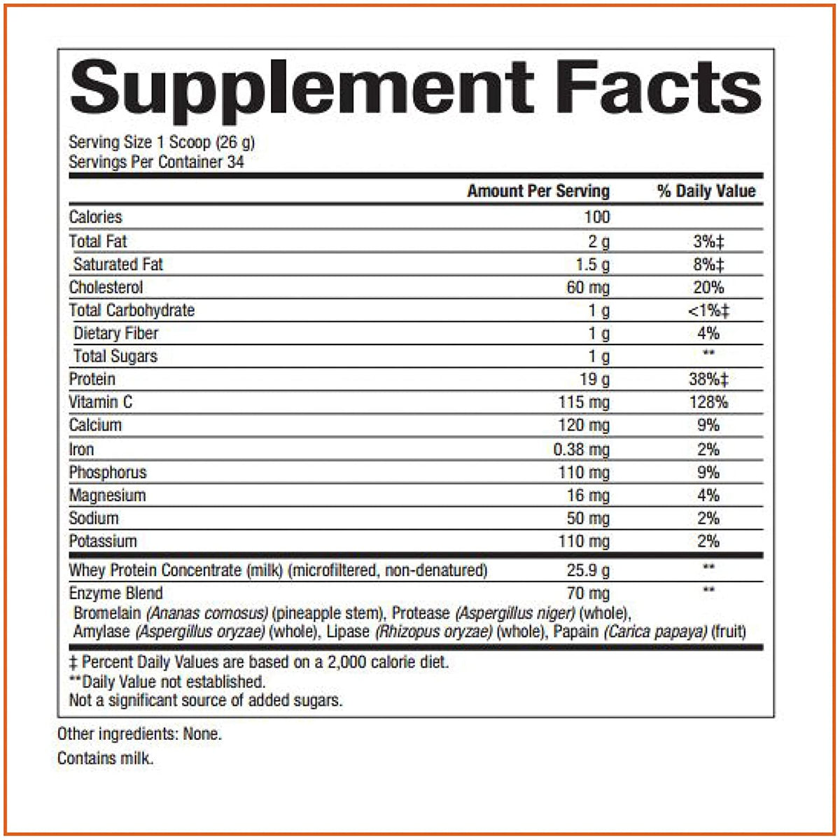 Natural Factors Whey Factors® Unflavored, 2 lbs