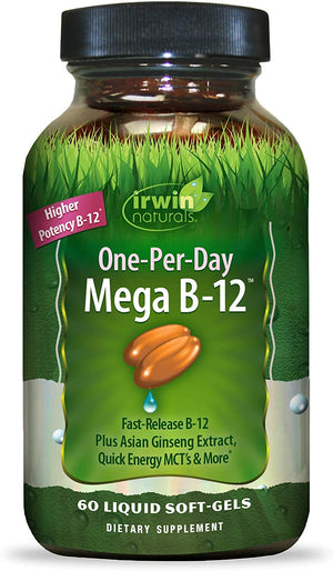Irwin Naturals Quick-Release B-12 Extra™, 60 Liquid Softgels