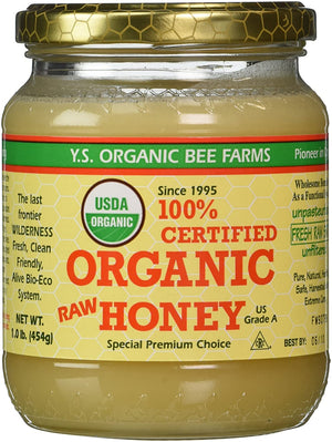 YS Organic Bee Farms - Organic Honey, 16 oz gel