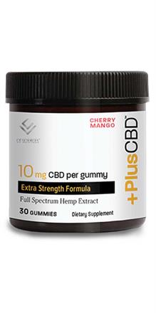 10mg CBD Gummies 30count Cherry Mango