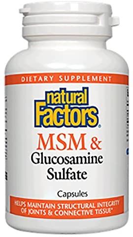 MSM &amp; Glucosamine Sulfate, Supports Structural Integrity of Joints &amp; Connective Tissue, 90 Capsules