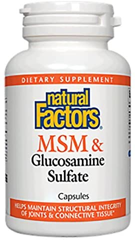 MSM & Glucosamine Sulfate, Supports Structural Integrity of Joints & Connective Tissue, 90 Capsules