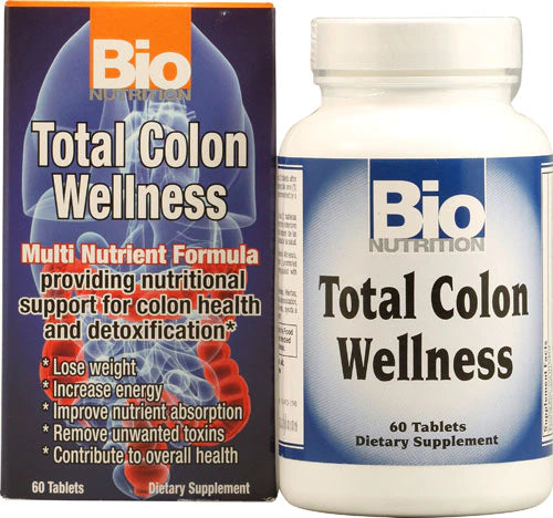 Bio Nutrition Total Colon Wellness, 60 Tablets