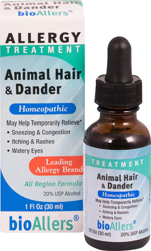 BioAllers Allergy Treatment Animal Hair &amp; Dander, 1 fl oz