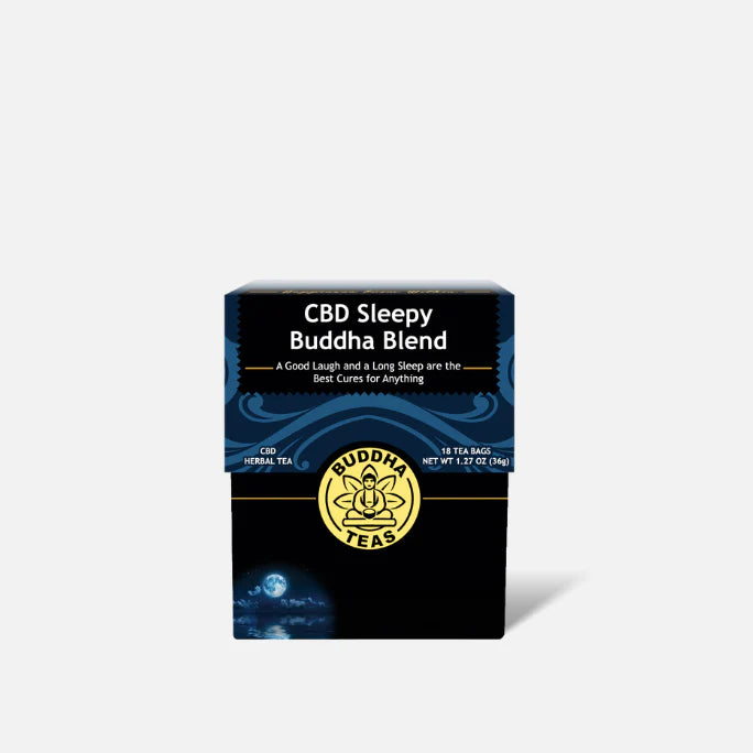 BUDDHA TEAS Sleepy Buddha Blend CBD Tea 18 tea bags