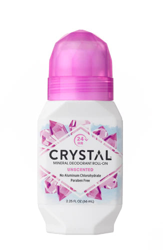 Crystal Mineral Deodorant Roll-On Unscented, 2.25 fl oz